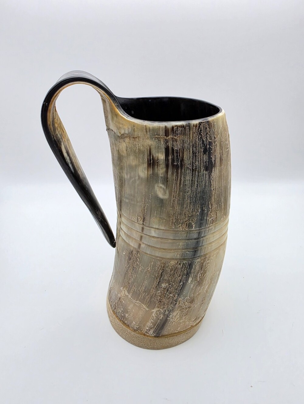 Norse Tradesman Bison Horn Viking Style Large Tankard Mug